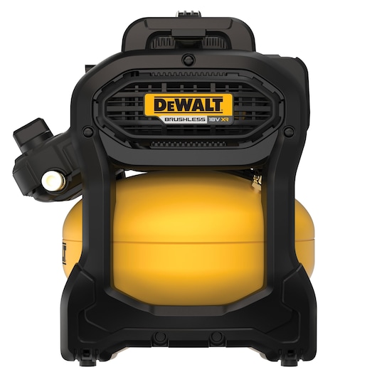 DEWALT 18V XR AIR COMPRESSOR LEFT SIDE VIEW