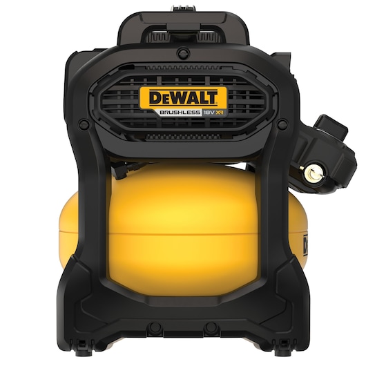 DEWALT 18V XR AIR COMPRESSOR RIGHT SIDE VIEW