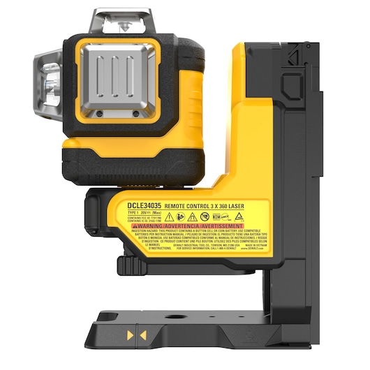 Side Angle View of Remote Control Laser on White