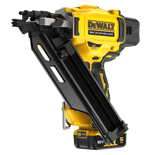 DCN930 18V XR Brushless framing nailer with 5Ah 18V XR battery