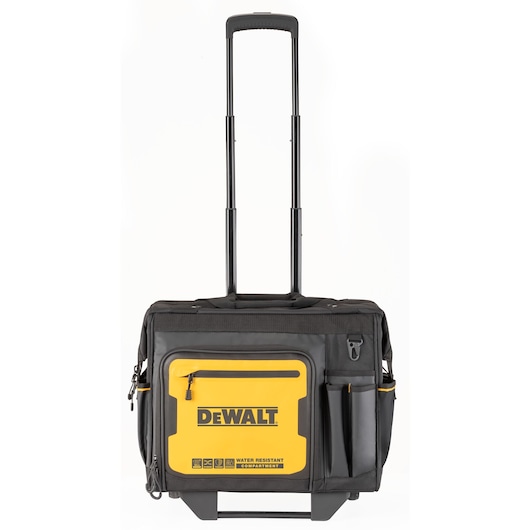 Front view of Dewalt 18" Pro Rolling Tool Bag  "